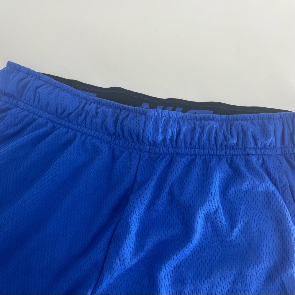 Nike Dri-Fit Shorts Mens Small Blue Mesh Basketball Athletic Running Stretch Gym - Picture 7 of 8